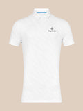 Castore Men's Club Golf Ball Printed Polo - White/ Midnight Navy