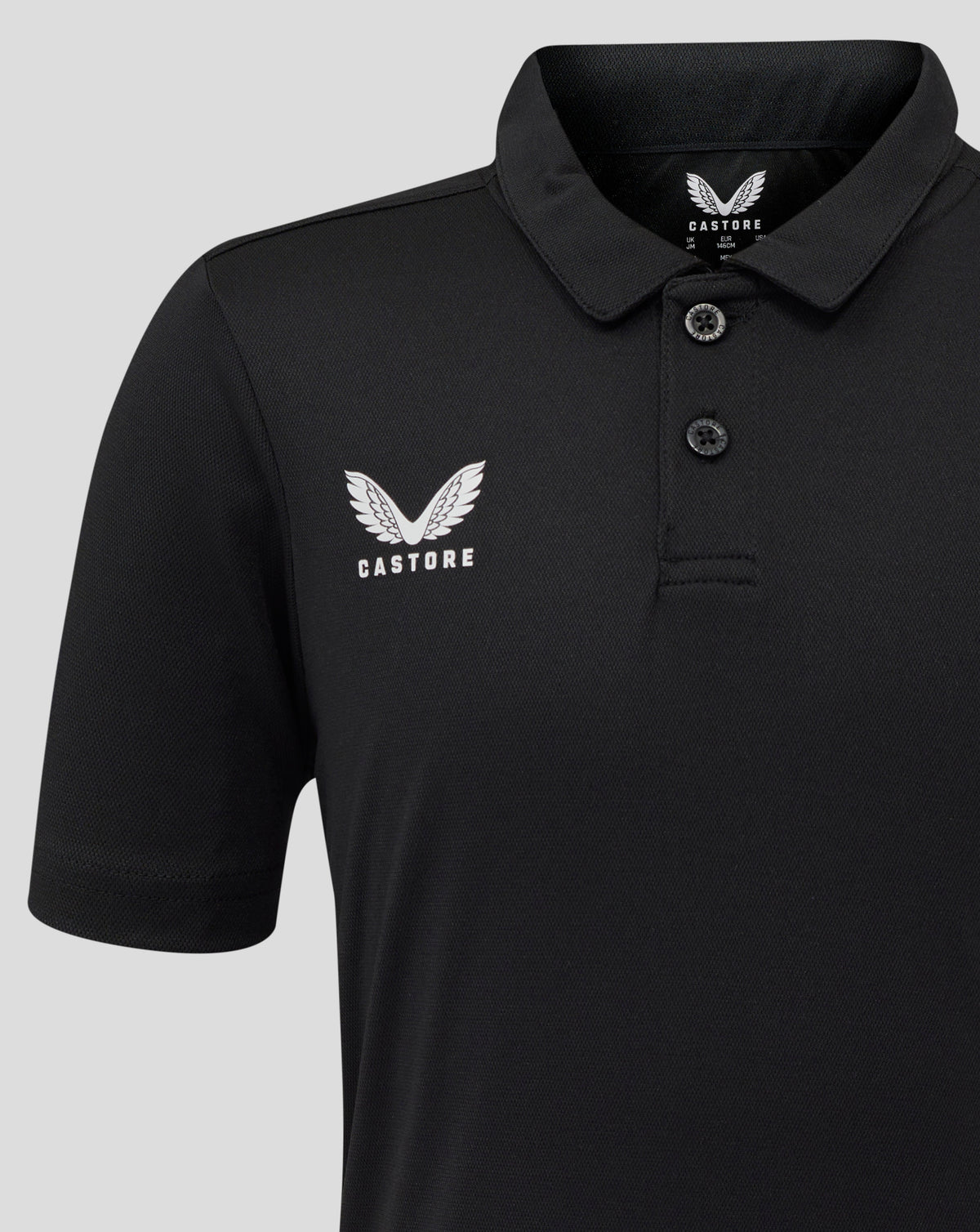 Castore Junior Travel Polo - Caviar