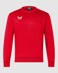 Castore Men's Brushback Sweatshirt - True Red