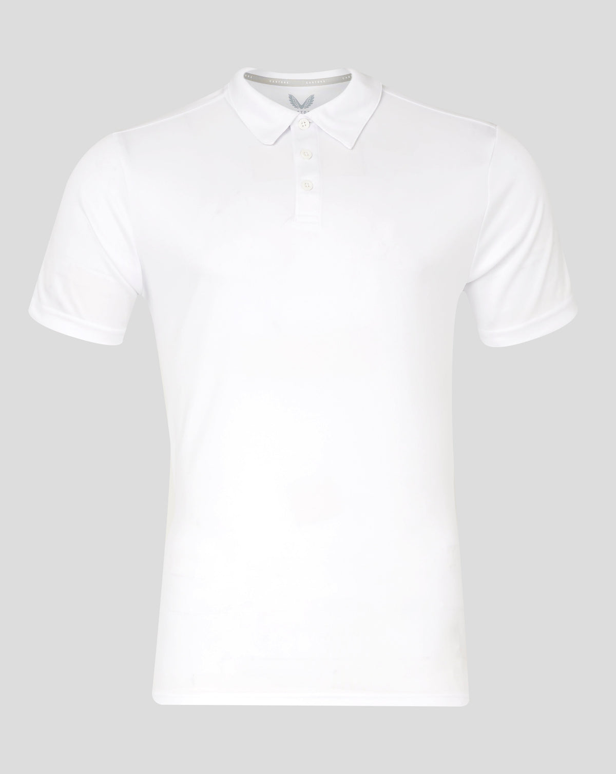 Castore Men's Short Sleeve Training Polo - White